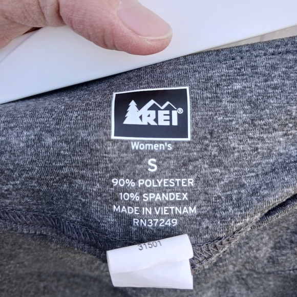 REI Gray Aline Skirt Summer Mini Gather‎ Detail Women's Size Small - Picture 2 of 5